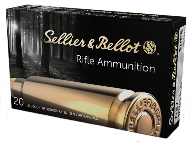 Picture of Sellier & Bellot SB757C Rifle  7x57mmMauser 173gr Soft Point Cut Through Edge 20 Per Box/20 Case