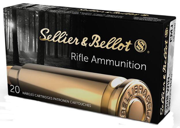 Picture of Sellier & Bellot SB308B Rifle  308Win 180gr Full Metal Jacket 20 Per Box/25 Case