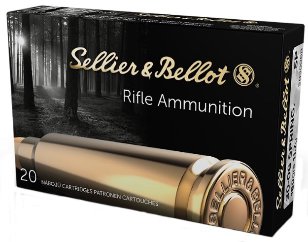 Picture of Sellier & Bellot SB3006B Rifle  30-06Springfield 180gr Soft Point 20 Per Box/20 Case