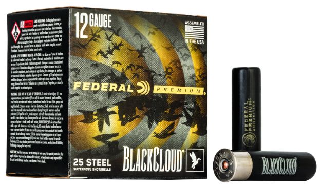 Picture of Federal PWBX134BB Black Cloud FS 12Gauge 3.50" 1 1/2oz BBShot 25 Per Box/10 Case