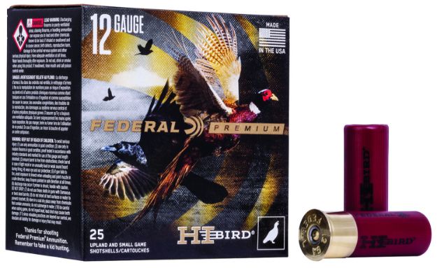 Picture of Federal HVF12H6 Premium Hi-Bird 12Gauge 2.75" 1 1/4oz 6Shot 25 Per Box/10 Case