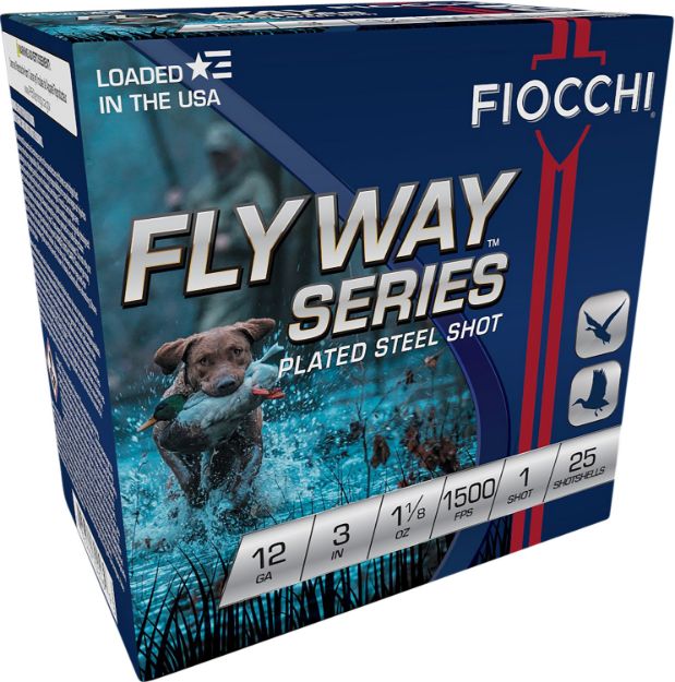 Picture of Fiocchi 123ST1 Flyway  12Gauge 3" 1 1/8oz 1Shot 25 Per Box/10 Case