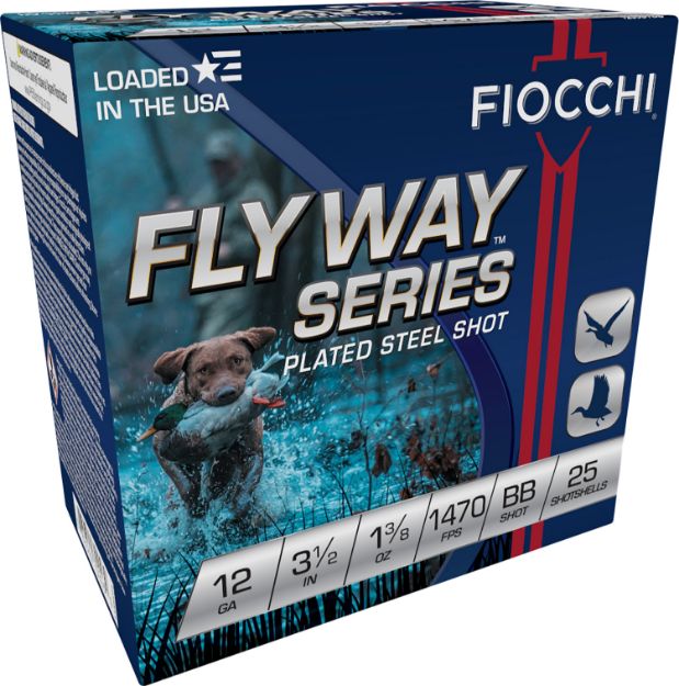 Picture of Fiocchi 1235STBB Flyway  12Gauge 3.50" 1 3/8oz BBShot 25 Per Box/10 Case