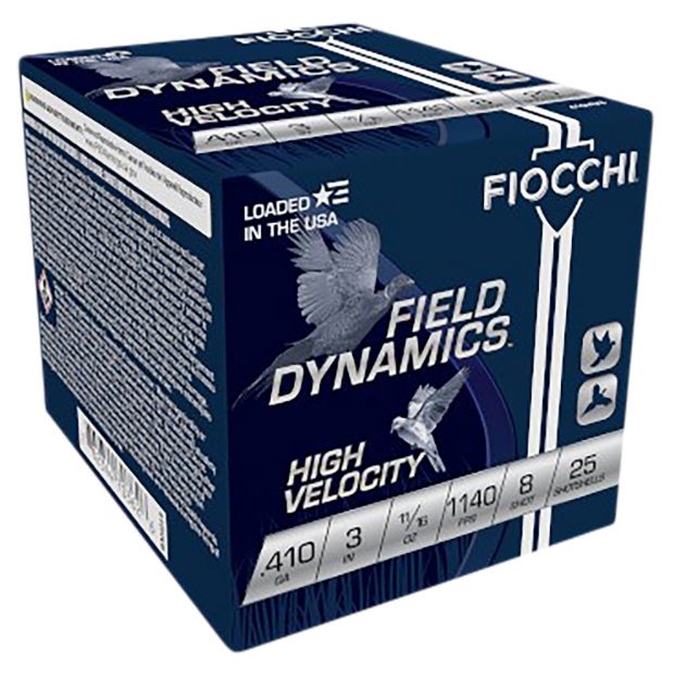 Picture of Fiocchi 410HV8 Field Dynamics High Velocity 410Gauge 3" 11/16oz 8Shot 25 Per Box/10 Case