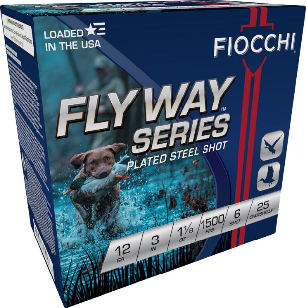 Picture of Fiocchi 123ST6 Flyway  12Gauge 3" 1 1/8oz 6Shot 25 Per Box/10 Case