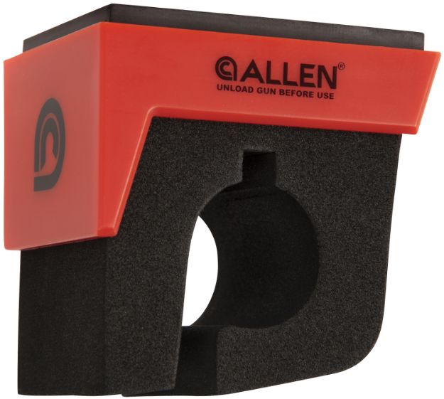 Picture of Allen 5657 Firearm & Fishing Rod Magnetic Holder Black/Red Magnet Holds 1 Rifle/Shotgun