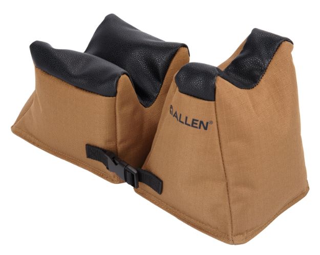 Picture of Allen 18411 X-Focus Combo Prefilled Front and Rear Bag, Coyote w/Black Accents Ripstop Polyester, Tacky Grip Bottom Weighs 5.10 lbs., 11.50" L x 5.50" H