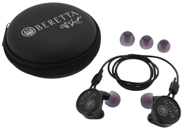 Picture of Beretta USA CF081A21560951 Mini Headset Comfort Plus Silicone Ear Piece 32 dB In The Ear Black