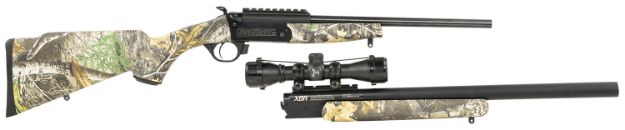 Picture of Traditions CRX62200621 Crackshot XBR Package 22 Cal/27 Long Cal 16.50"-20" Blued Barrel, Realtree Edge Stock Includes Two Barrels, 4x32 Scope, Three Firebolt Arrows