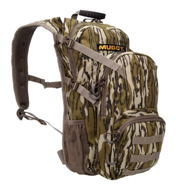 Picture of Muddy MUD-BPK-1075MO Pro 1075 Hunting Pack Mossy Oak Bottomland Polyester Zipper/Buckles Closure