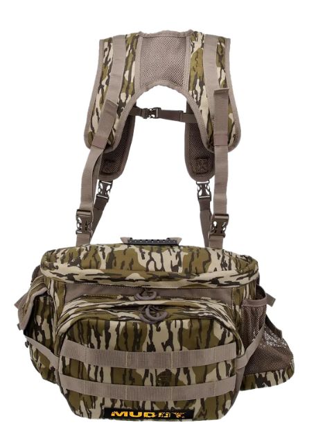 Picture of Muddy MUD-BPK-LMBR Pro Lumbar 500 Pack Mossy Oak Bottomland Polyester Zipper/Buckles Closure