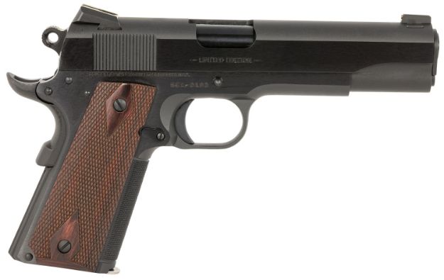 Picture of Colt Mfg O1911SE-A1 Government Limited Edition 45 ACP 7+1 5" Blued National Match Barrel, Blued Serrated Steel Slide  & Frame w/Beavertail, Double Diamond Checkered Rosewood Grip, Ambidextrous