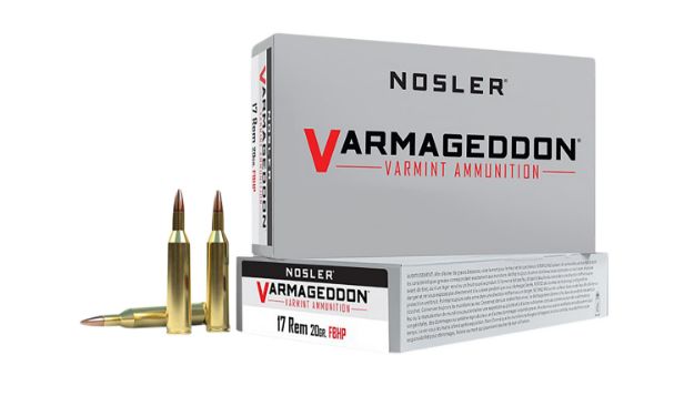 Picture of Nosler 65100 Varmageddon  17Rem 20gr Flat Base Hollow Point 20 Per Box/20 Case