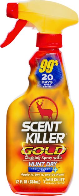 Picture of Wildlife Research 1252 Scent Killer Gold  Odor Eliminator Odorless Scent 12 oz Trigger Spray