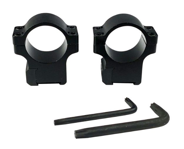 Picture of CZ-USA 40088 CZ Rings 527  Matte Black 1"