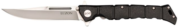 Picture of Cold Steel CS20NQL Luzon  Medium 4" Folding Clip Point Plain 8Cr13MoV SS Blade/Black GFN Handle Features Safety Switch Includes Pocket Clip