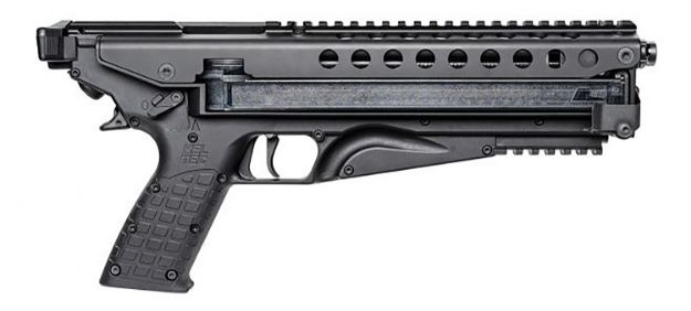 Picture of Kel-Tec P50BLK P50  5.7x28mm 50+1 9.60" Black Threaded Barrel, Black Picatinny Rail Receiver, Black Synthetic Black Polymer Grips