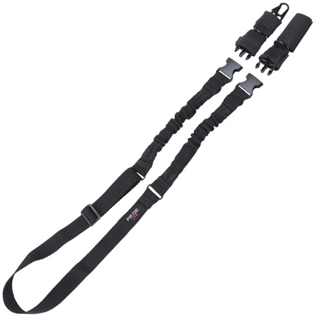 Picture of Tac Six 8911 Citadel Single & Double Point Sling Black Webbing with Snap Hook Attachment 50" Long for MSRs