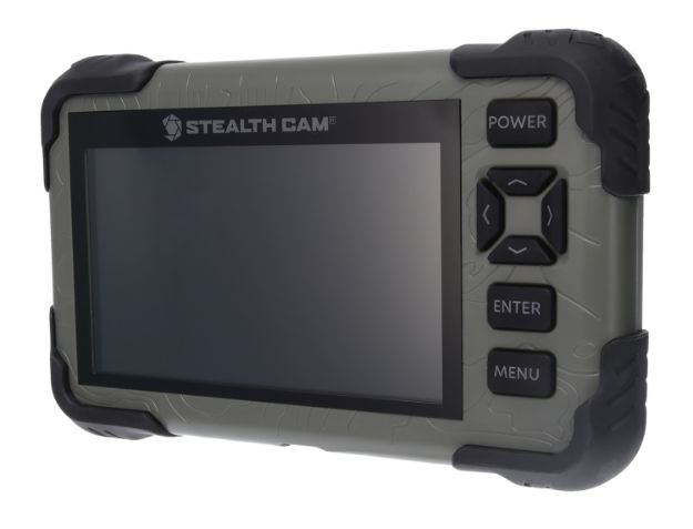 Picture of Stealth Cam STCCRV43XHD SD Card Viewer  4.30" Color LCD Touch Screen SD Card Slot/Up to 32GB Black/Green