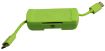 Picture of HME HMESDCRAND Memory Card Reader Android Compatible With Tablets w/Micro USB & USB Connector Up To 256GB Black/Green