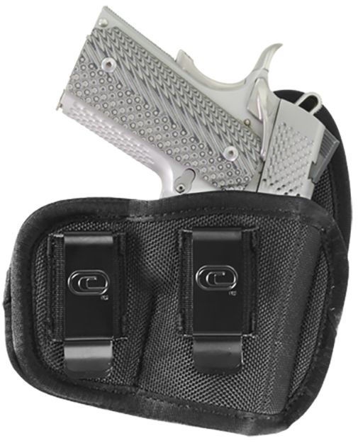 Picture of Crossfire Shooting Gear CRFVIGRSA1M1R The Vigor  IWB Size 01 Black Ballistic Nylon Double Belt Clip Fits Micro Fits 1-1.50" Barrel Right Hand