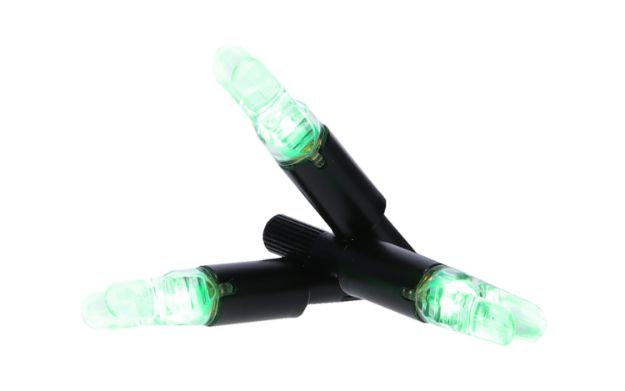 Picture of NAP NAPILLNXGR3PK Thunderglo Illuminated Nock Crossbow Green Half Moon/ 3 Pack