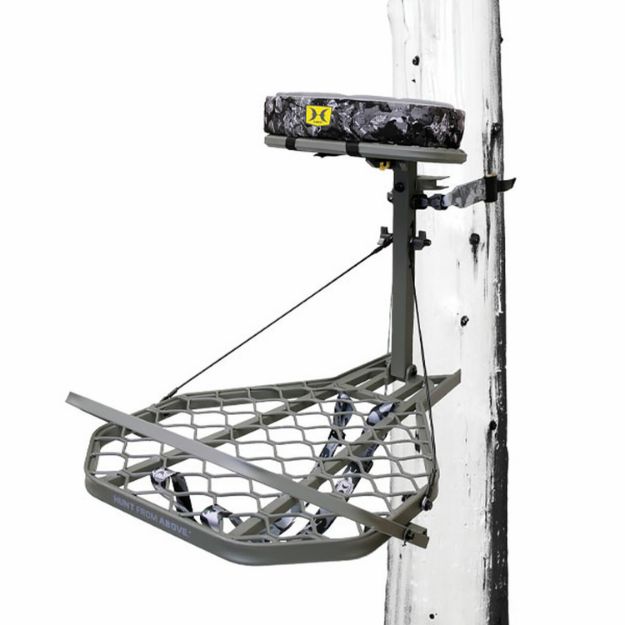 Picture of Hawk HWKHF2025 Helium Pro Hang-On Gray Powder-Coating Aluminum 24" W x 30" D