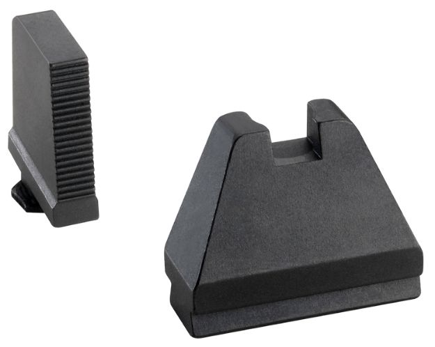 Picture of AmeriGlo GL808 Optic Compatible Sight Set for Glock  9XL Tall Serrated Front Sight-Black Rear Sight