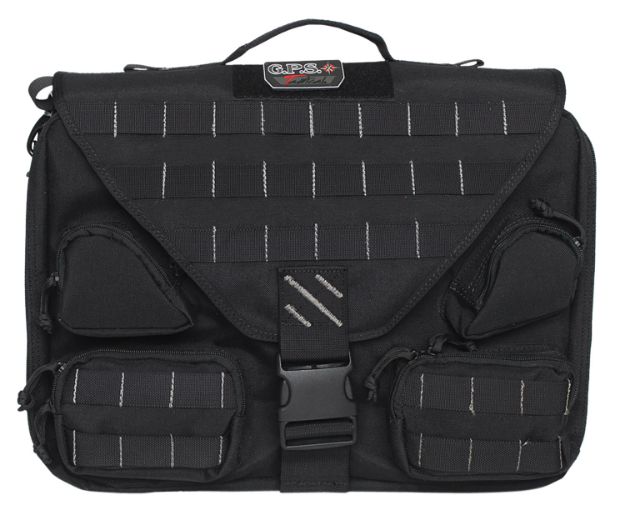 Picture of GPS Bags T1350BCB Tactical Brief Case Black 1000D Polyester 1 Handgun