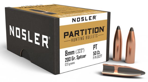 Picture of Nosler 35277 Partition  8mm 200gr Partition Spitzer 50/Box