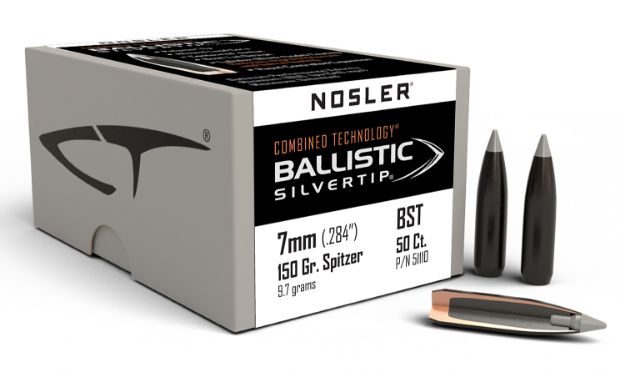 Picture of Nosler 51110 Ballistic Silvertip  7mm 150gr Spitzer Point 50/Box