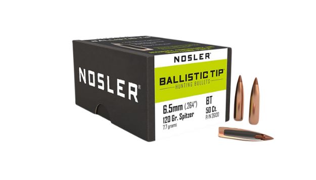 Picture of Nosler 26120 Ballistic Tip  6.5mm 120gr Spitzer 50/Box