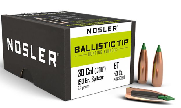 Picture of Nosler 30150 Ballistic Tip  30Cal 150gr Spitzer 50/Box