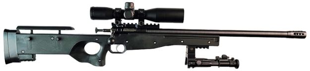 Picture of Crickett KSA2159 CPR Complete Package 22 LR Caliber with 1rd Capacity, 16.12" Bull Barrel, Blued Metal Finish & Fixed Adjustable Cheek Piece Black Stock Right Hand (Youth) Includes Scope & Bipod