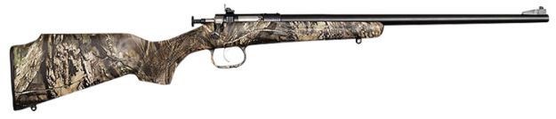 Picture of Crickett KSA2284 Youth  22 WMR 1rd 16.12" Blued Barrel/Receiver, Fixed Front/Adjustable Rear Peep Sights, Mossy Oak Break-Up Synthetic Stock w/11.5" LOP, Rebounding Firing Pin Safety