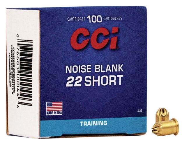 Picture of CCI 0044 Noise Blanks  22Short 100 Per Box/50 Case