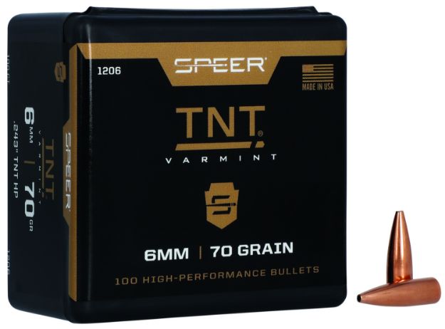 Picture of Speer 1206 TNT  6mm 70gr Jacketed Hollow Point 100 Per Box/5 Case