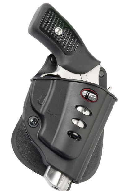 Picture of Fobus RU101 Passive Retention Evolution OWB Black Polymer Paddle Fits Ruger SP101 Right Hand