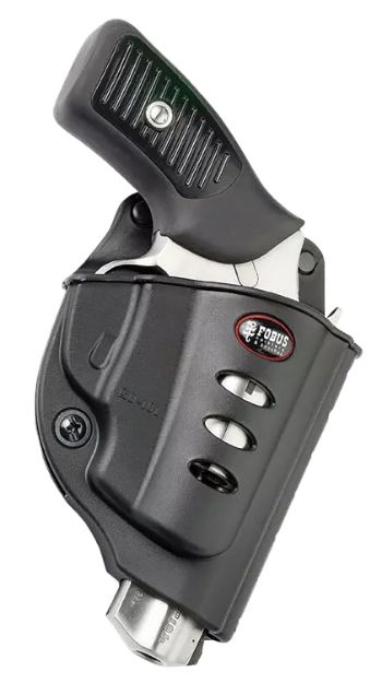 Picture of Fobus RU101BH Passive Retention Evolution OWB Black Polymer Paddle Fits Ruger LCR Right Hand