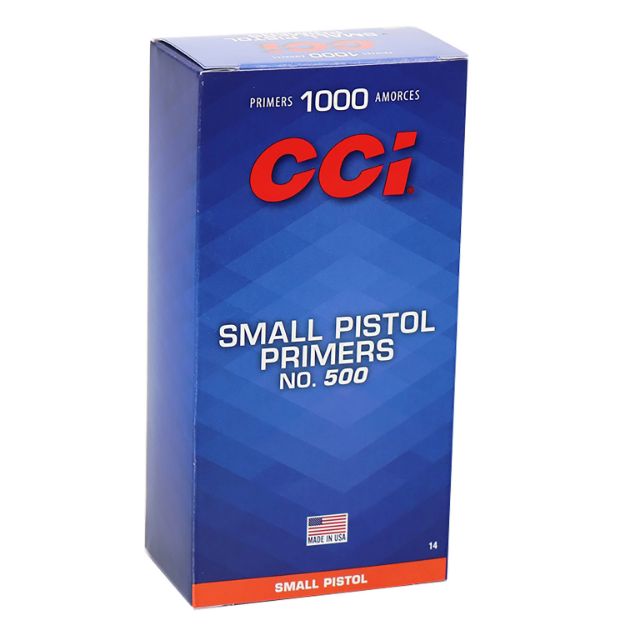 Picture of CCI 0014 Standard Pistol No. 500 Small Pistol Multi Caliber Handgun 1000/Box