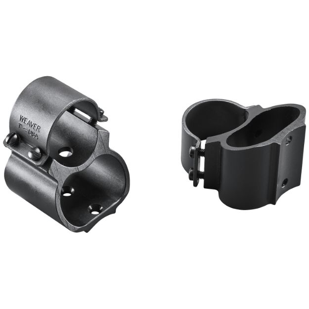 Picture of Weaver Mounts 49715 See-Thru Scope Mount/Ring Combo Matte Black Remington 760/742 1"