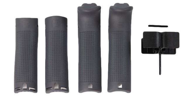 Picture of Glock 39709  Backstrap/Beavertail Set Gray Polymer