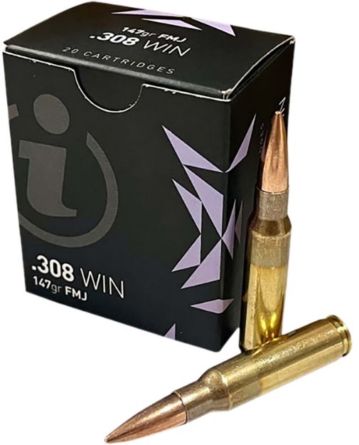 Picture of Ammo Inc IGMAN30820 Igman  308Win 147gr Full Metal Jacket 20 Per Box/50 Case