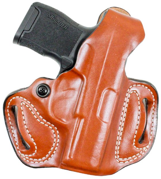 Picture of DeSantis Gunhide 085TA1ZZ0 Thumb Break Mini Slide Tan Fits Rost Martin RMIC Belt Loop Mount Right Hand