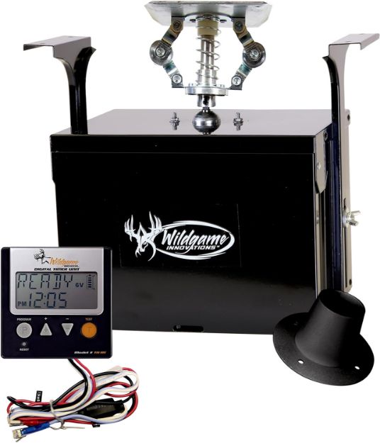 Picture of Wildgame Innovations WGIPU0032 Evolution Digital Feeder Kit 6 Programs 1-30 Seconds Duration Black