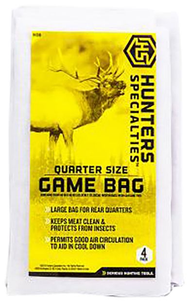 Picture of Hunters Specialties HS01238 Quarter Size Game Bag 4Pack