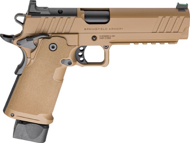 Picture of Springfield Armory PH9119AOSCB 1911 DS Prodigy 9mm 20+1 17+1 5" Coyote Brown Cerakote Optic Ready Carbon Steel Slide Polymer Grip