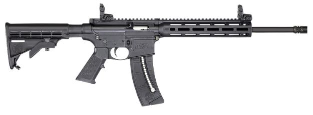 Picture of Smith & Wesson 14375 M&P15-22 Sport Bundle .22 LR 25+1 16.50" Black Threaded Barrel Polymer Receiver Black Handguard Grip