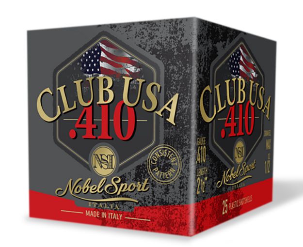 Picture of Nobel/eurosports Llc ANS4126  Club USA 410Gauge 2.50" 1/2oz 6Shot 25 Per Box/10 Case