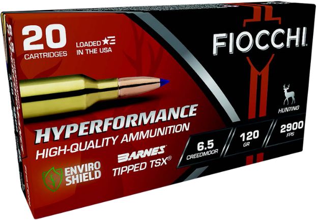 Picture of Fiocchi 65CMTTSX Hyperformance  6.5Creedmoor 120gr Barnes Tipped TSX 20 Per Box/10 Case